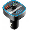 FM-трансмиттер Bluetooth 5.0 модулятор, зарядное устройство QC3.0, microSD и USB, handsfree NOVELEKA FM1