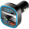 FM-трансмиттер Bluetooth 5.0 модулятор, зарядное устройство QC3.0, microSD и USB, handsfree NOVELEKA FM1